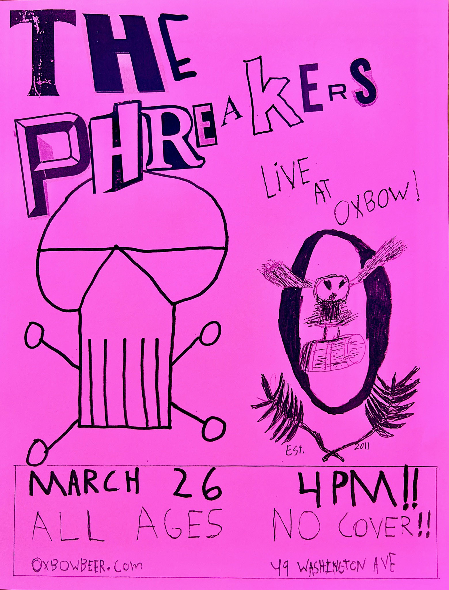 The Phreakers Live at Oxbow